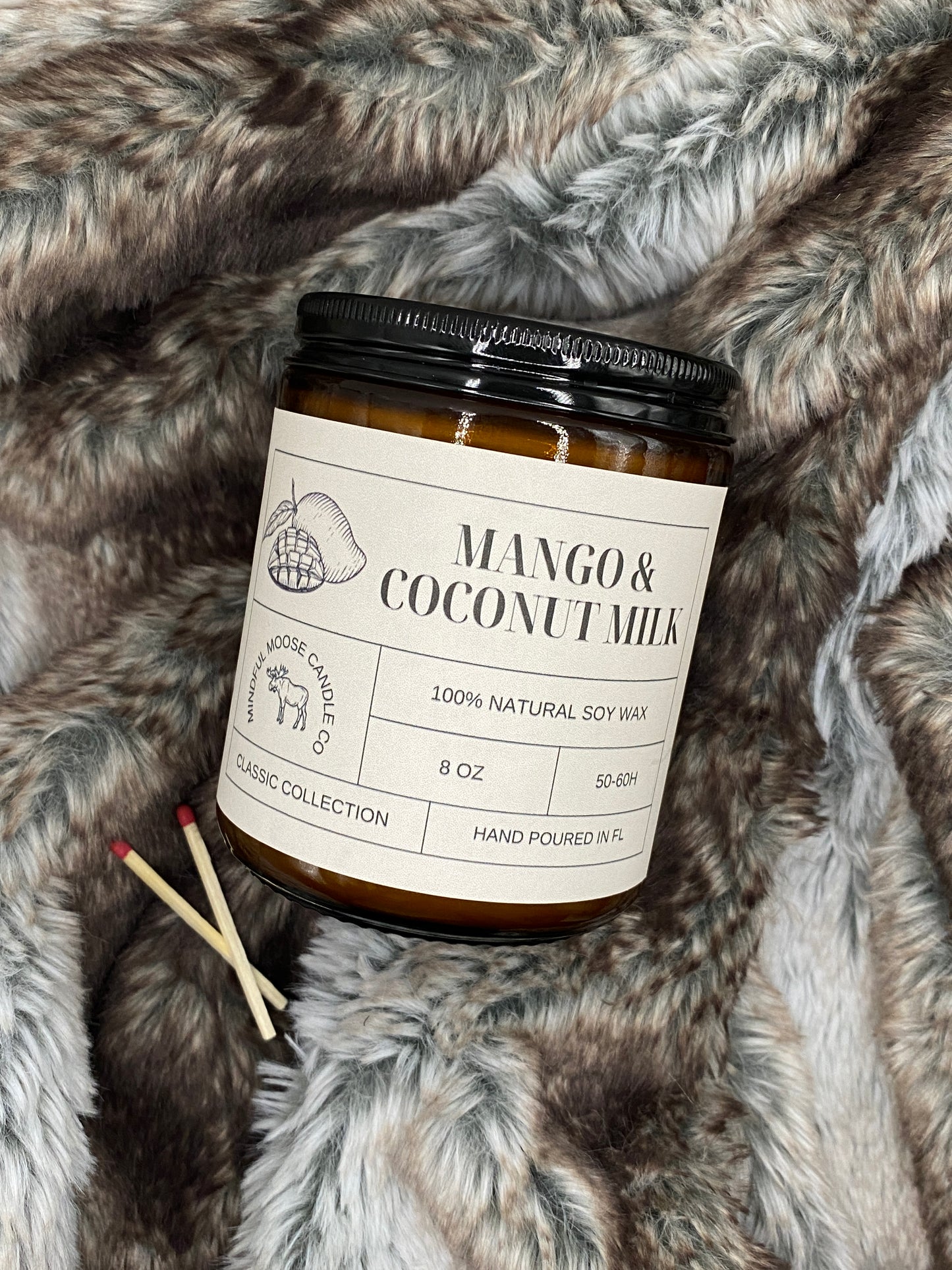 Mango & Coconut Milk Soy Wax Candle