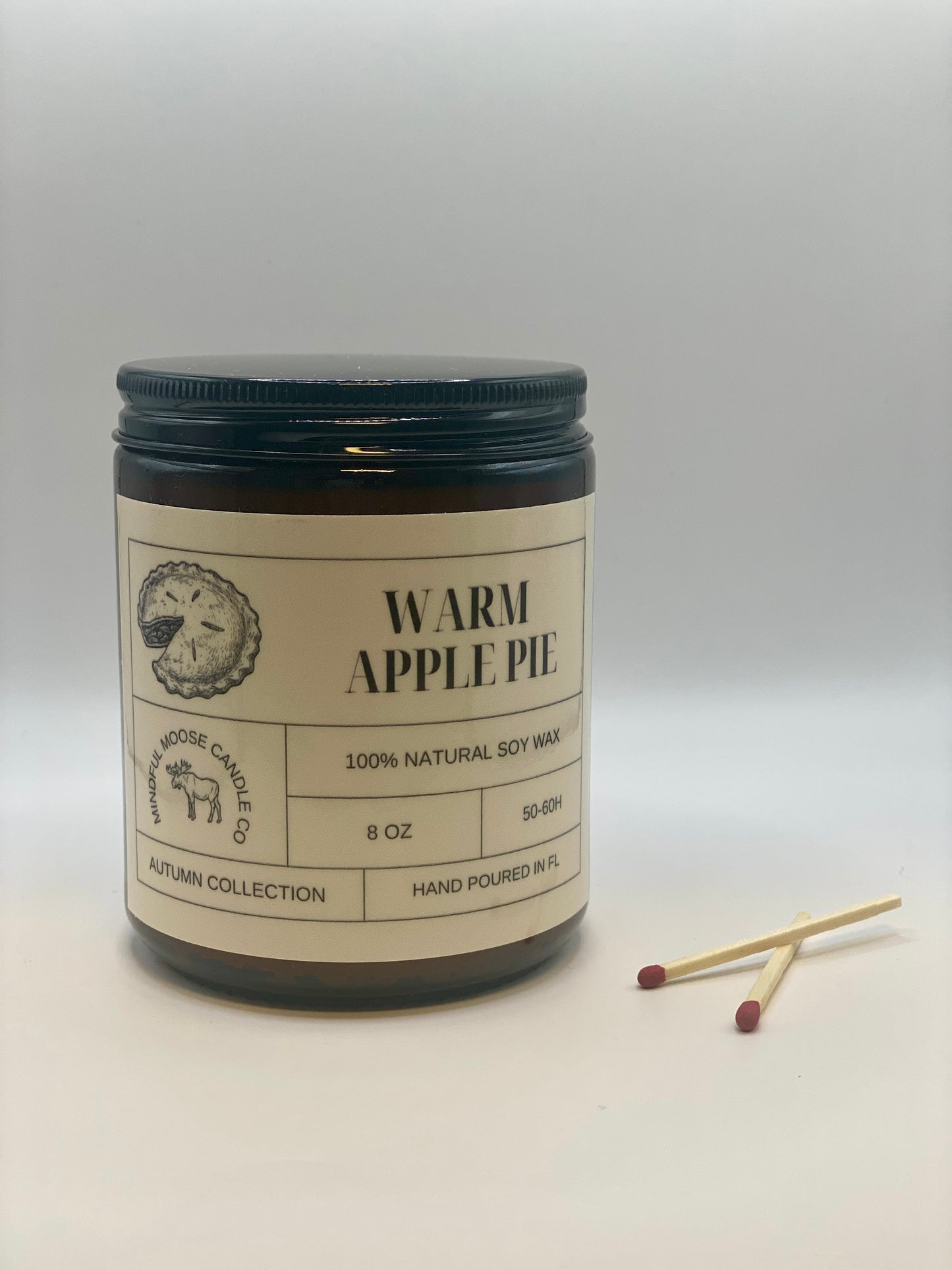 Warm Apple Pie Soy Wax Candle