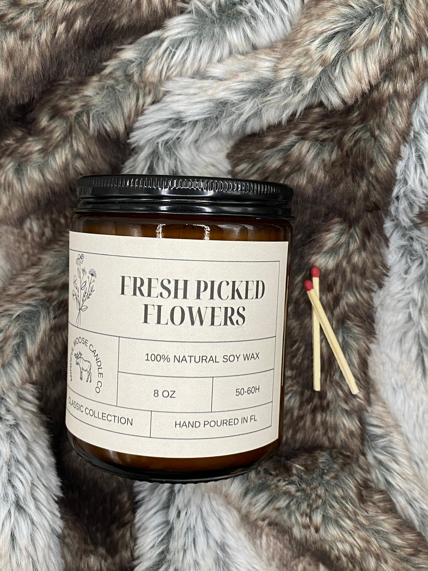Fresh Picked Flowers Soy Wax Candle