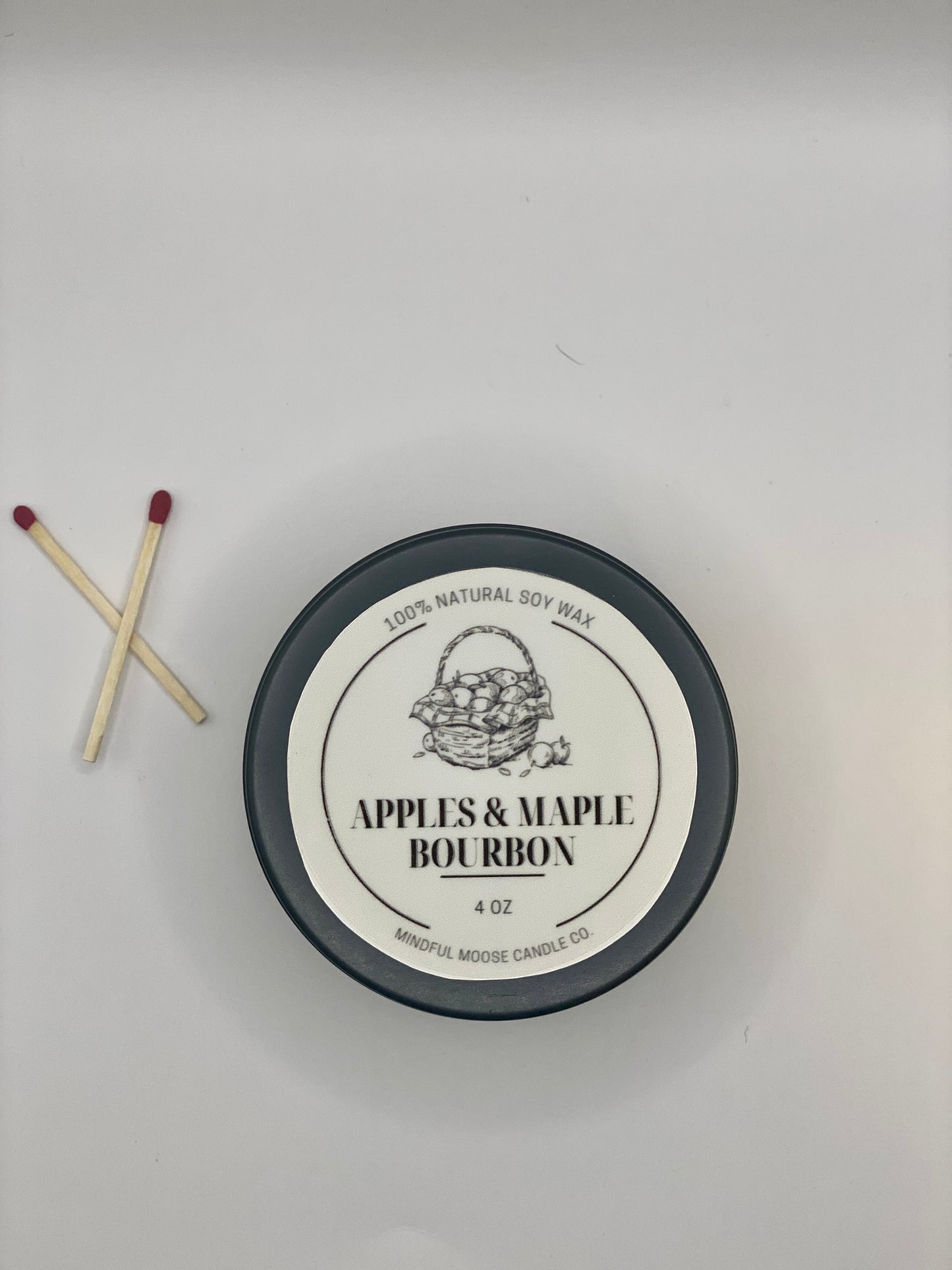 Apples & Maple Bourbon Soy Wax Candle