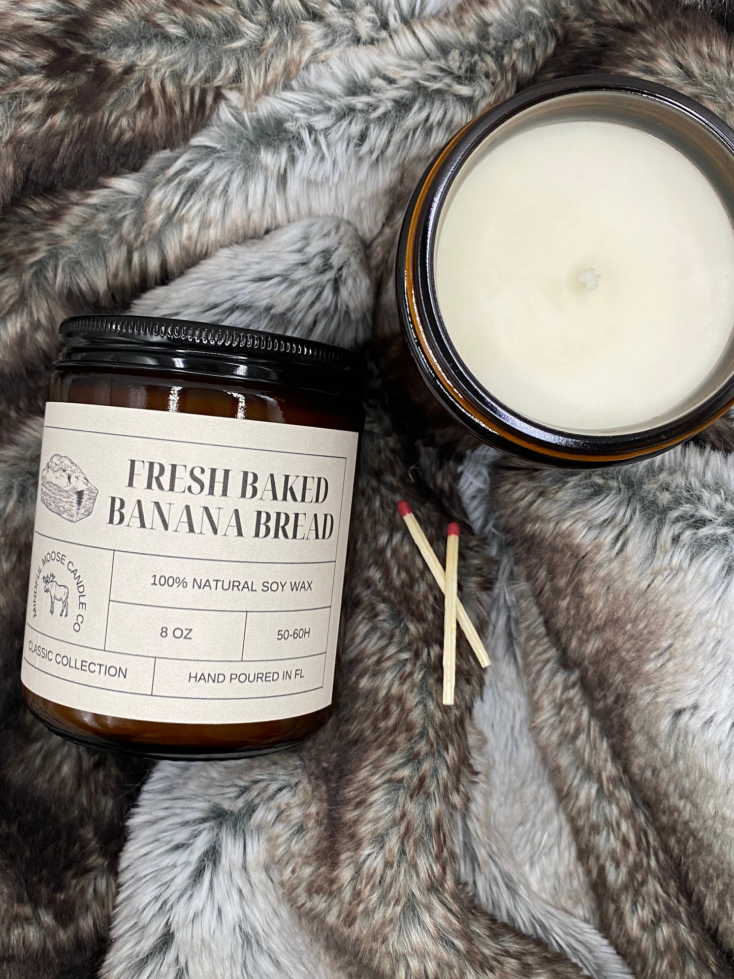 Fresh Baked Banana Bread Soy Wax Candle
