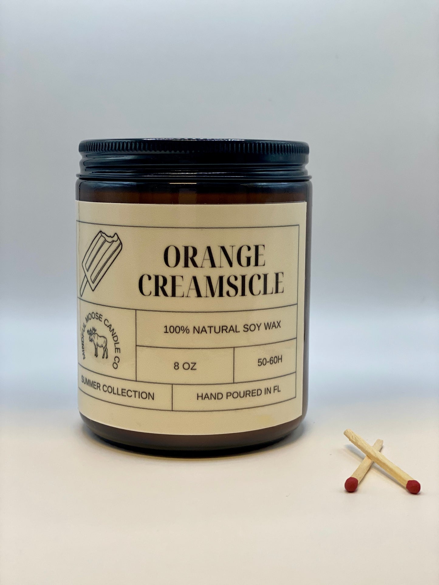 Orange Creamsicle Soy Wax Candle