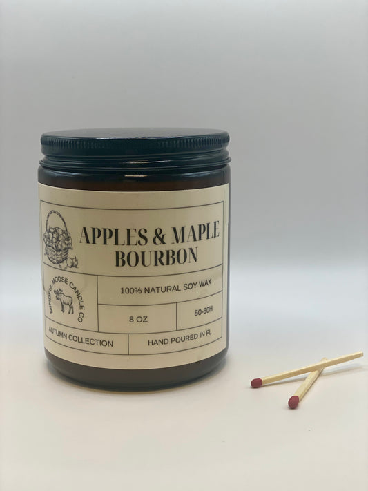 Apples & Maple Bourbon Soy Wax Candle