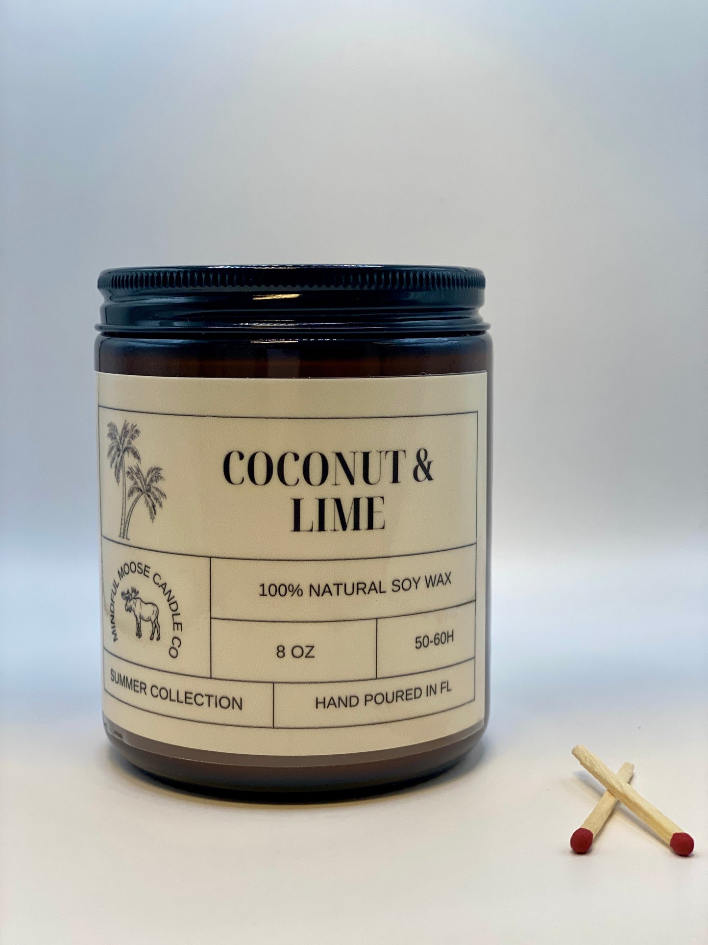 Coconut & Lime Soy Wax Candle