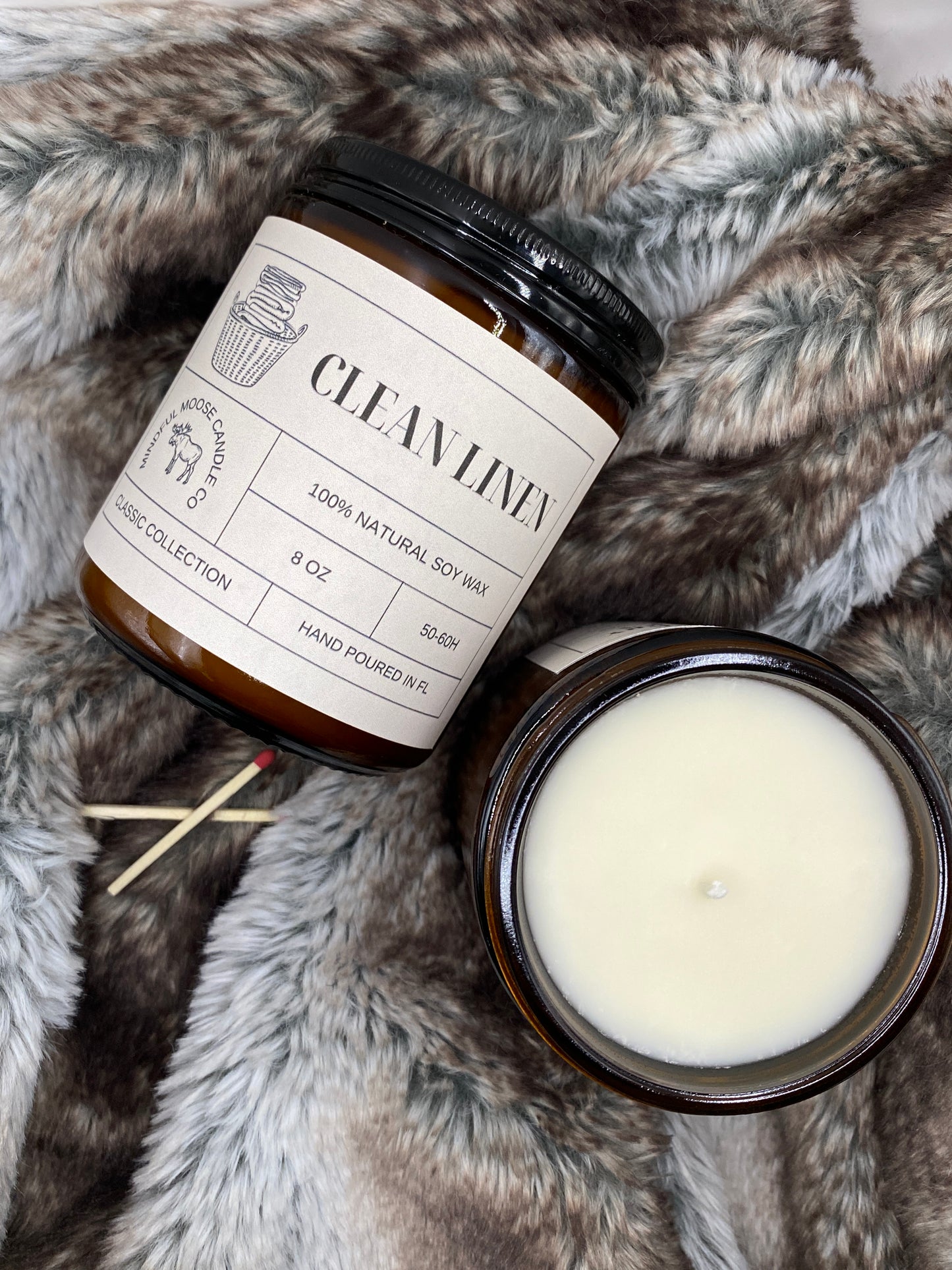 Clean Linen Soy Wax Candle