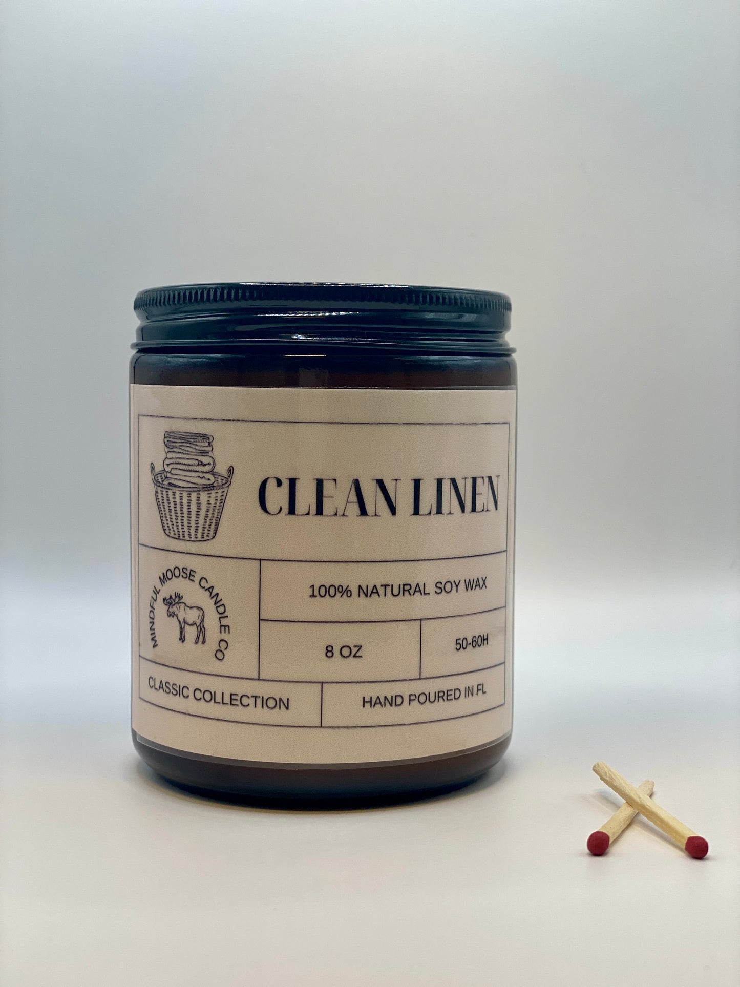 Clean Linen Soy Wax Candle