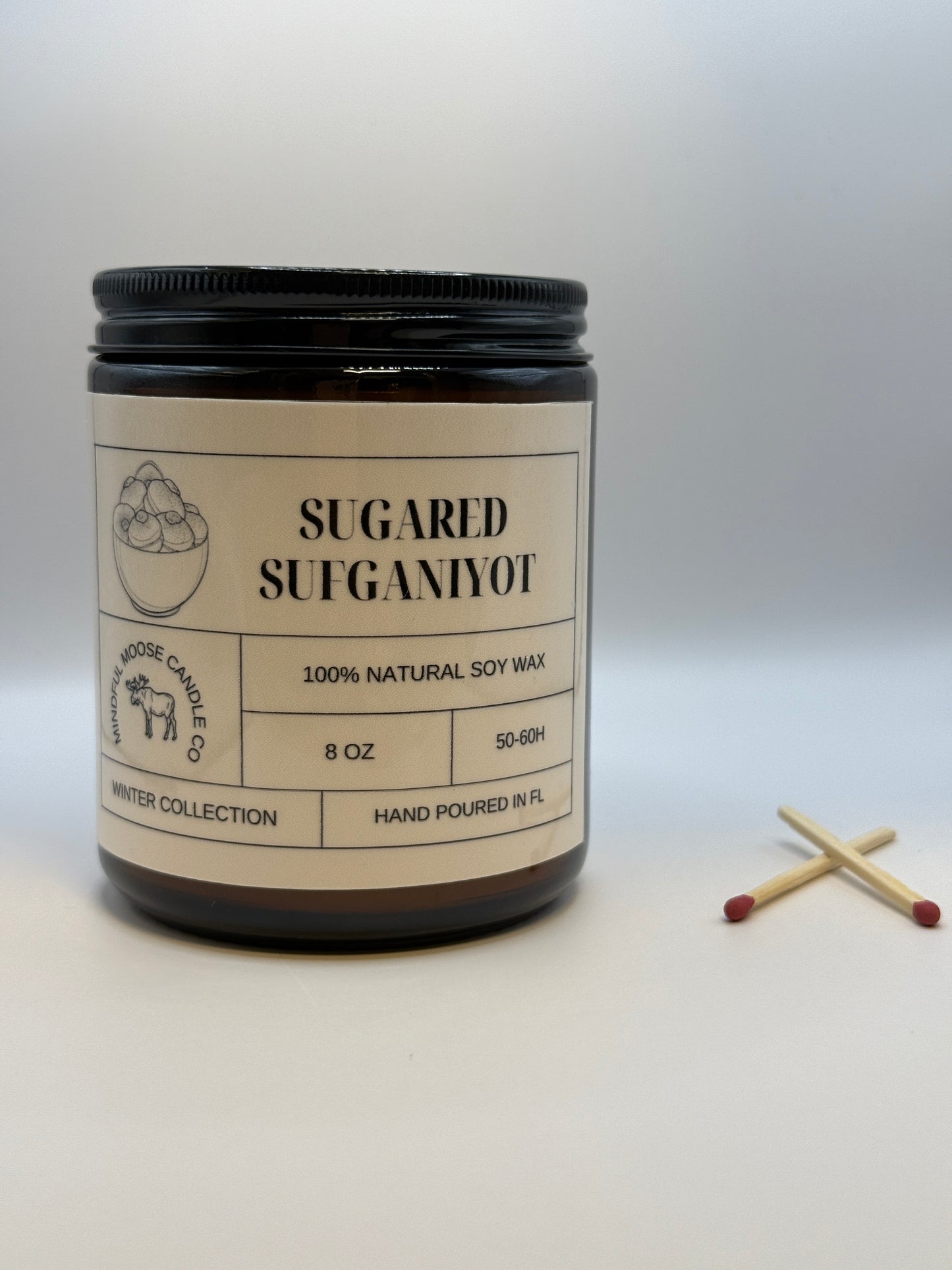 Sugared Sufganiyot Soy Wax Candle